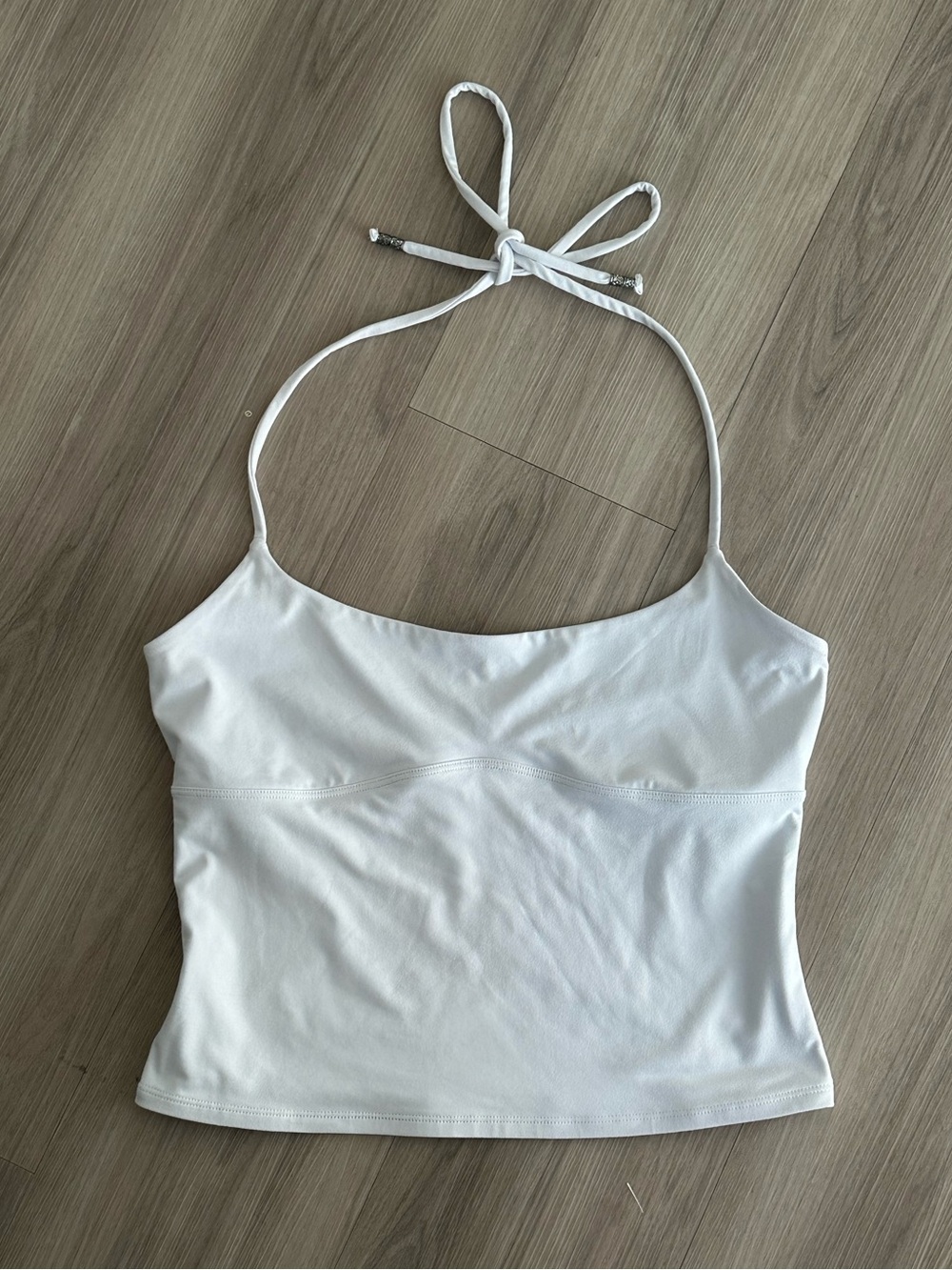 white halter tank top